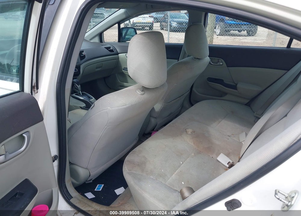 2012 HONDA CIVIC LX VIN: 2HGFB2F59CH594088