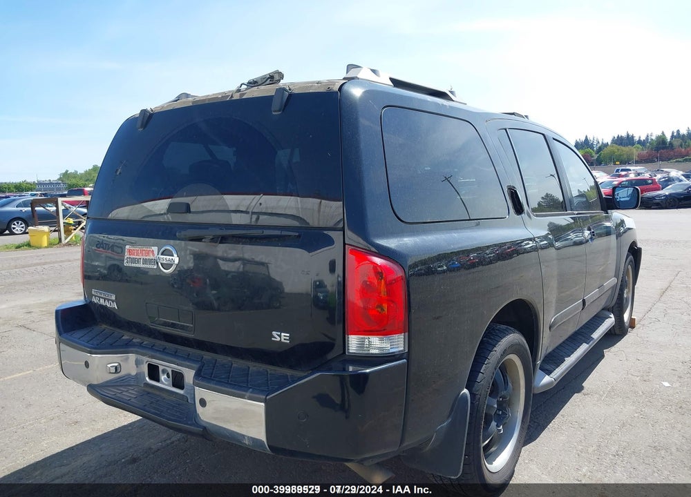 2004 NISSAN PATHFINDER ARMADA SE VIN: 5N1AA08A14N718997