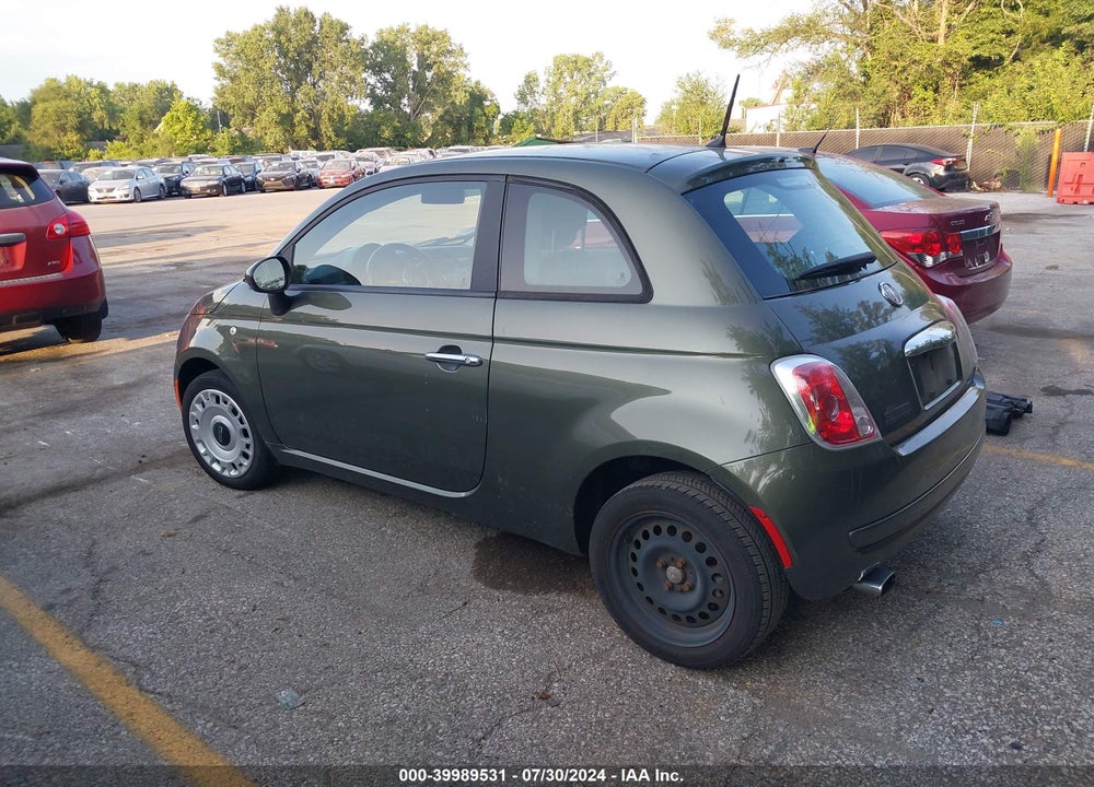 2012 FIAT 500 POP VIN: 3C3CFFAR2CT287929