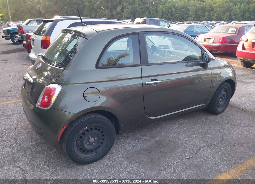 2012 FIAT 500 POP VIN: 3C3CFFAR2CT287929