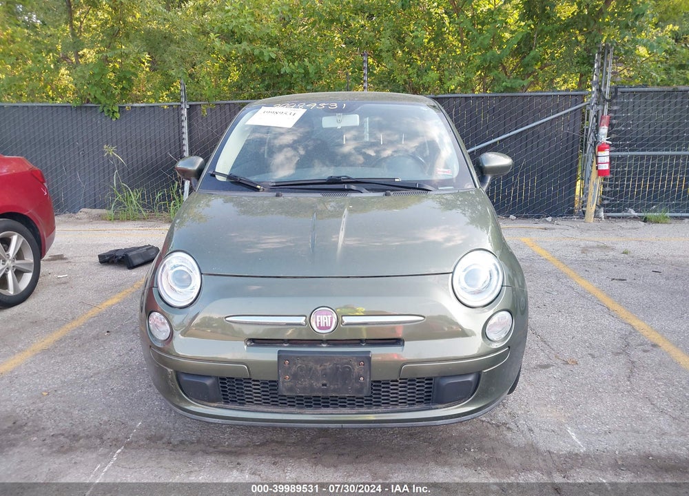 2012 FIAT 500 POP VIN: 3C3CFFAR2CT287929