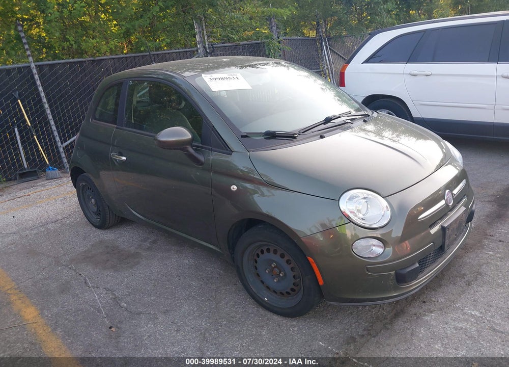2012 FIAT 500 POP VIN: 3C3CFFAR2CT287929