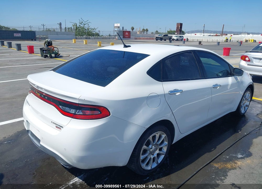 2013 DODGE DART LIMITED VIN: 1C3CDFCH2DD315374