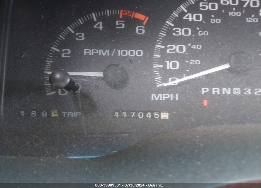 1999 CADILLAC ESCALADE STANDARD VIN: 1GYEK13R9XR408206