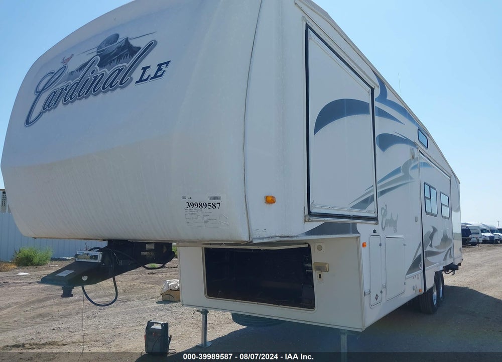 2008 CARDINAL 33BH VIN: 4X4FCAJ238G092774