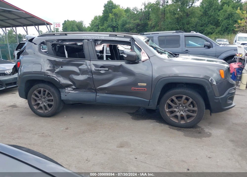 2016 JEEP RENEGADE 75TH ANNIVERSARY VIN: ZACCJBBT4GPD95320