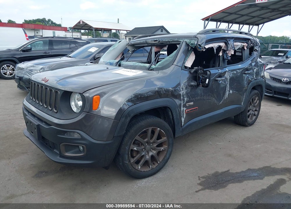 2016 JEEP RENEGADE 75TH ANNIVERSARY VIN: ZACCJBBT4GPD95320
