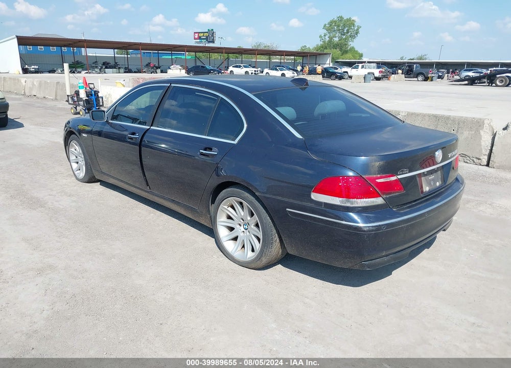 2006 BMW 750LI VIN: WBAHN835X6DT63012