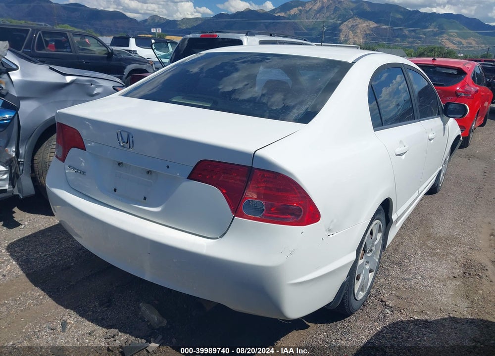 2008 HONDA CIVIC SDN LX VIN: 1HGFA16578L031130