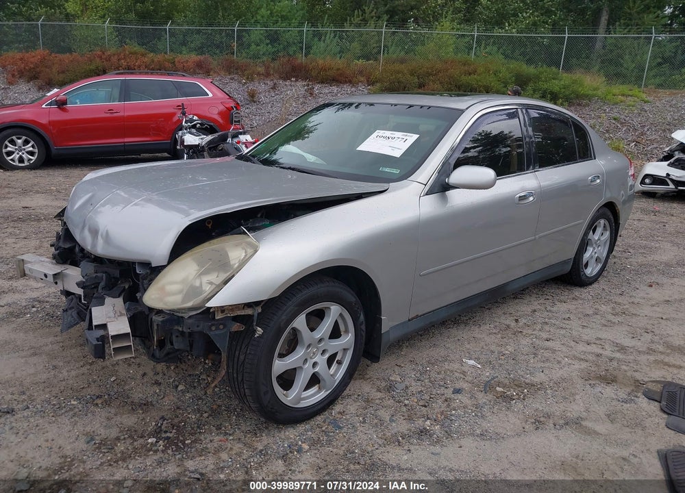 2004 INFINITI G35X VIN: JNKCV51F24M701473