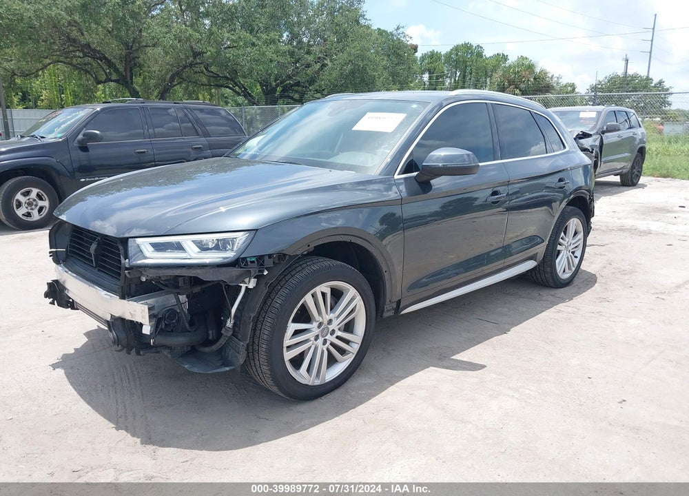 2019 AUDI Q5 45 PREMIUM VIN: WA1BNAFYXK2024160