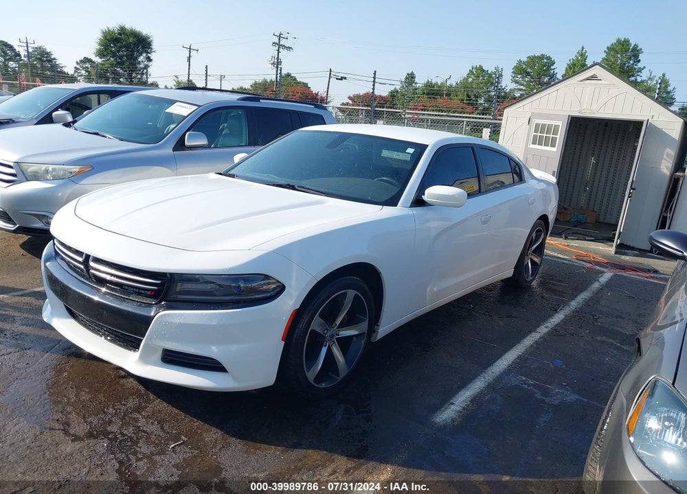 2017 DODGE CHARGER SE RWD VIN: 2C3CDXBG4HH553637