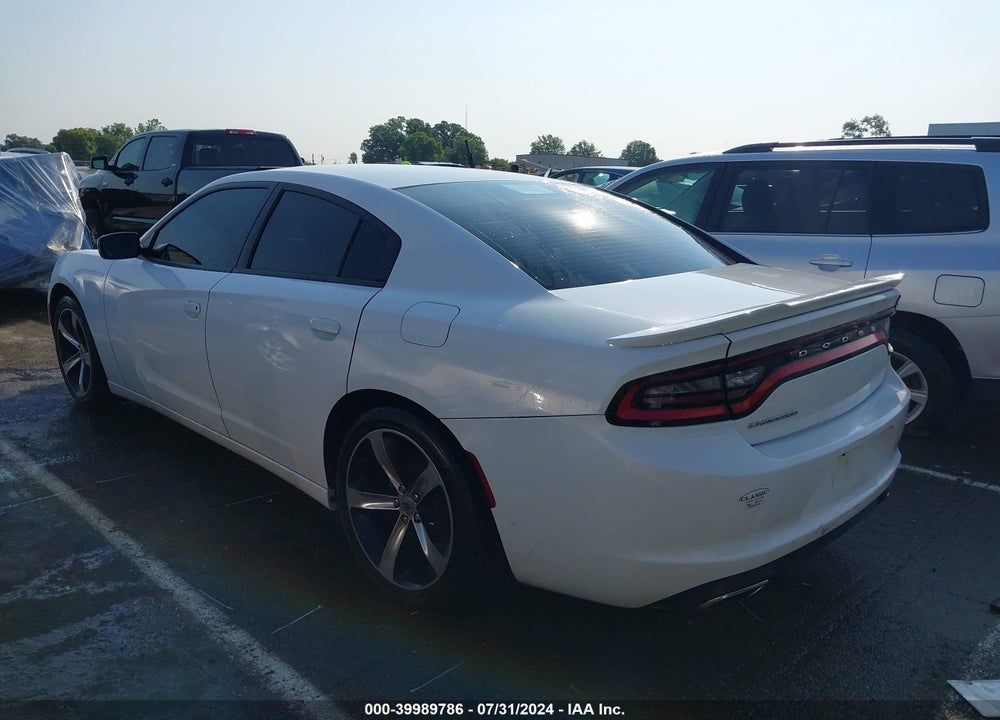 2017 DODGE CHARGER SE RWD VIN: 2C3CDXBG4HH553637