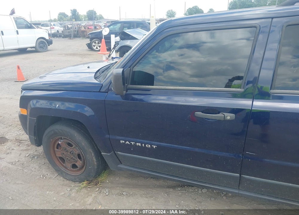 2014 JEEP PATRIOT SPORT VIN: 1C4NJPBB9ED818689