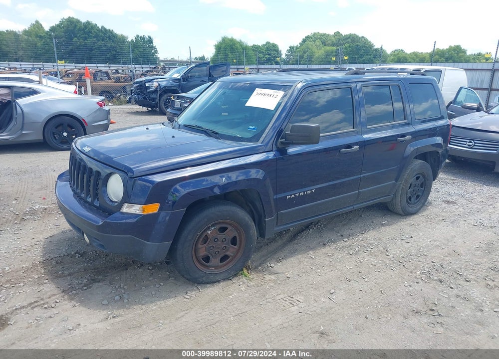 2014 JEEP PATRIOT SPORT VIN: 1C4NJPBB9ED818689