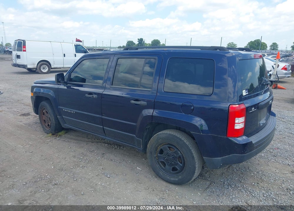 2014 JEEP PATRIOT SPORT VIN: 1C4NJPBB9ED818689