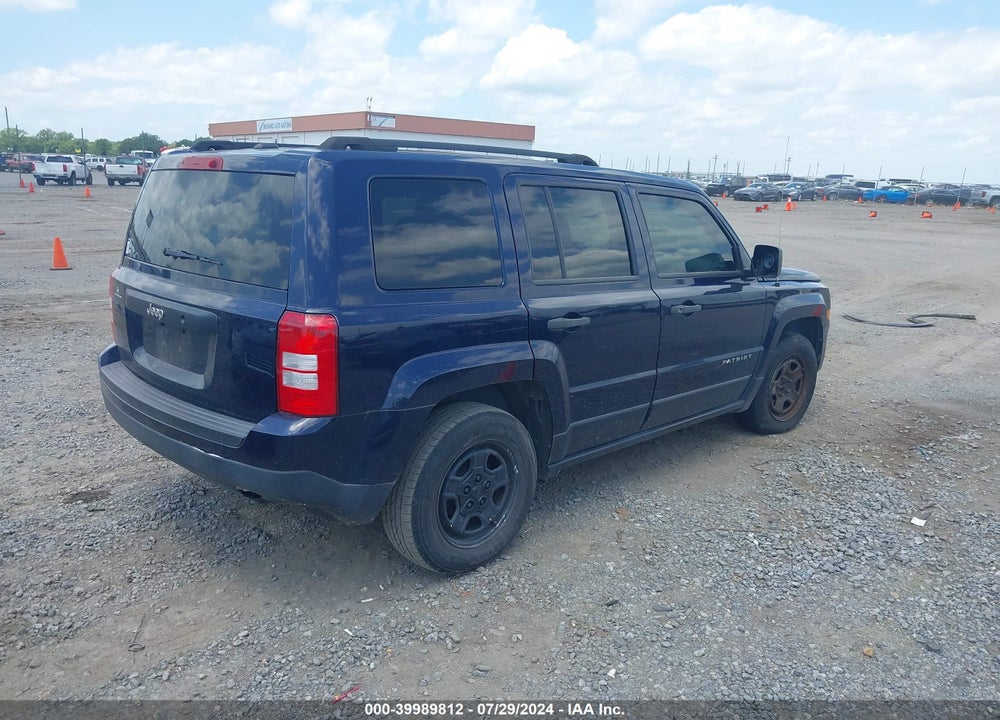 2014 JEEP PATRIOT SPORT VIN: 1C4NJPBB9ED818689