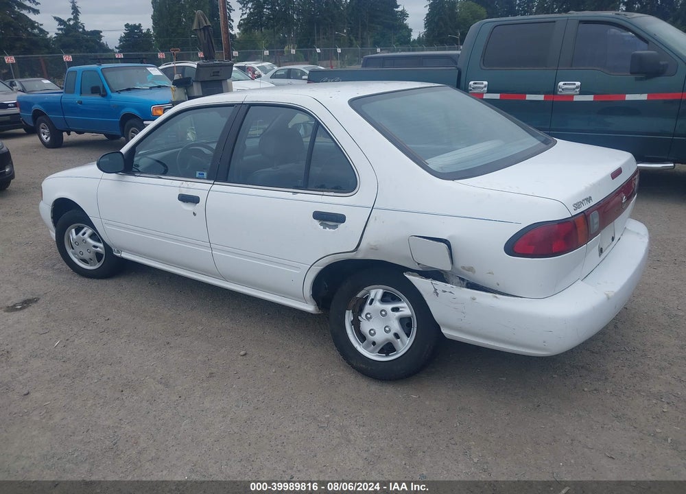 1999 NISSAN SENTRA GXE/XE VIN: 1N4AB41D3XC718261