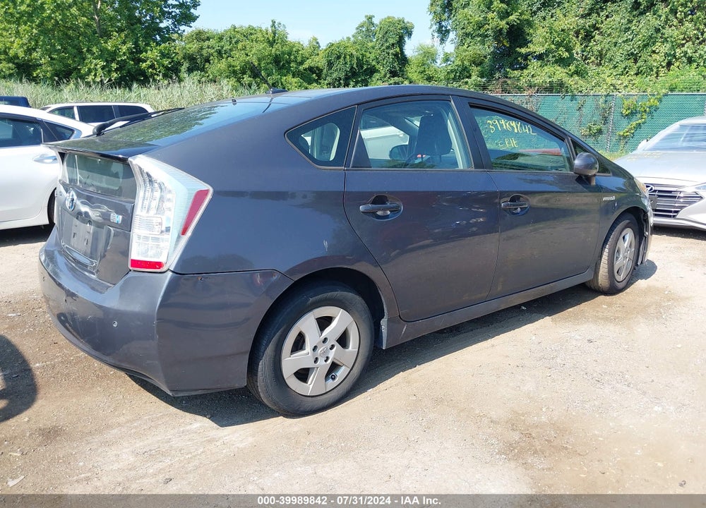 2010 TOYOTA PRIUS III VIN: JTDKN3DU8A5096490