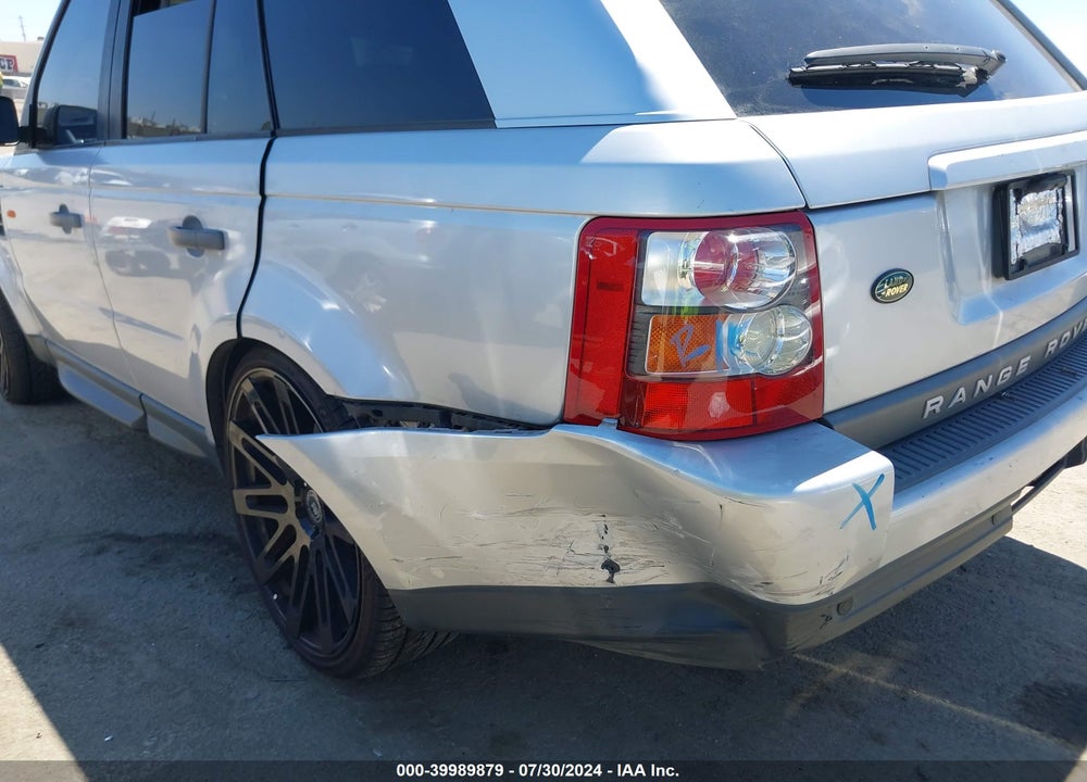 2007 LAND ROVER RANGE ROVER SPORT HSE VIN: SALSF25477A105307