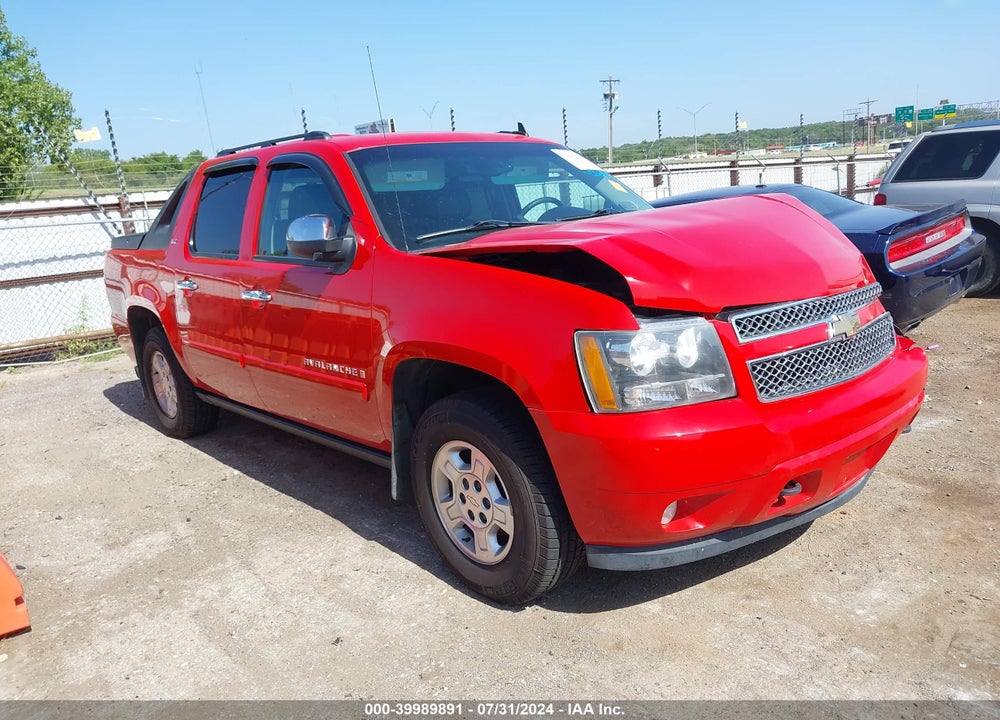 2007 CHEVROLET AVALANCHE 1500 LTZ VIN: 3GNEC12Y87G313168