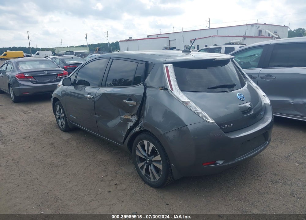 2017 NISSAN LEAF SV VIN: 1N4BZ0CP7HC305731