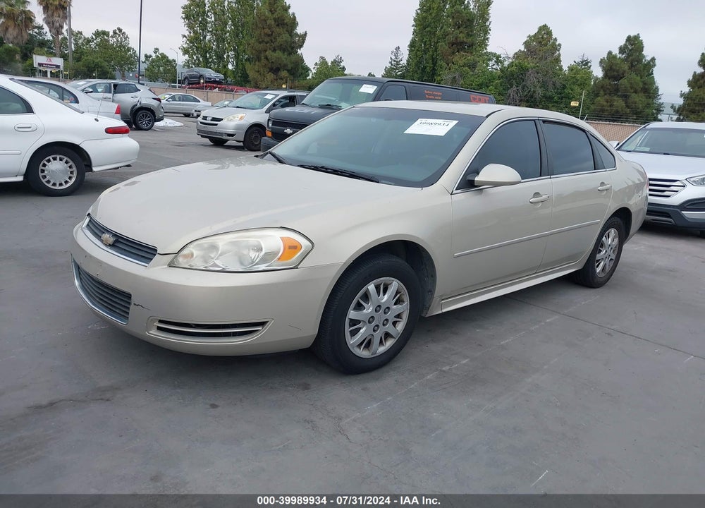 2010 CHEVROLET IMPALA POLICE VIN: 2G1WD5EM8A1174534