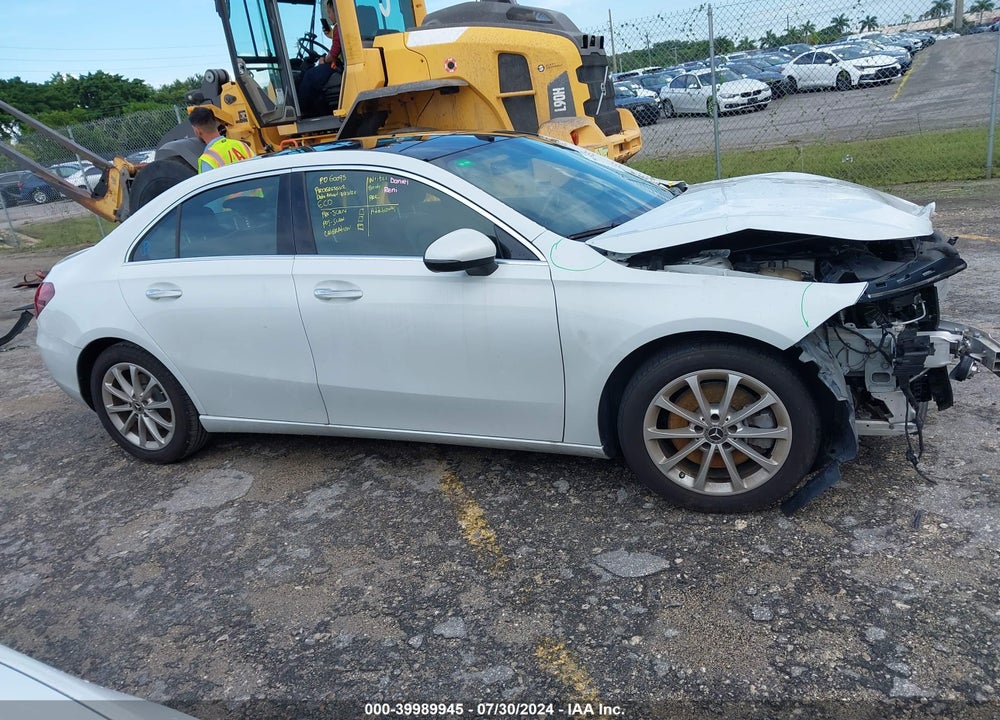 2020 MERCEDES-BENZ A 220 VIN: W1K3G4EB0LW044419