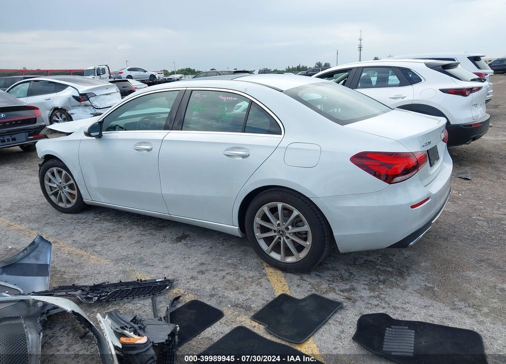 2020 MERCEDES-BENZ A 220 VIN: W1K3G4EB0LW044419