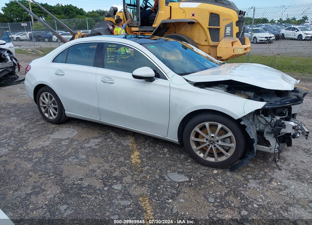 2020 MERCEDES-BENZ A 220 VIN: W1K3G4EB0LW044419