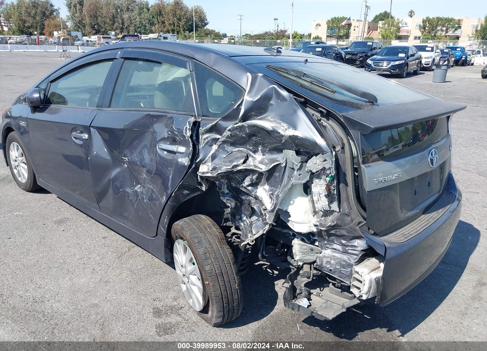 2012 TOYOTA PRIUS PLUG-IN ADVANCED VIN: JTDKN3DP3C3026923