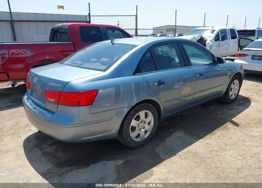 2010 HYUNDAI SONATA GLS VIN: 5NPET4ACXAH616211