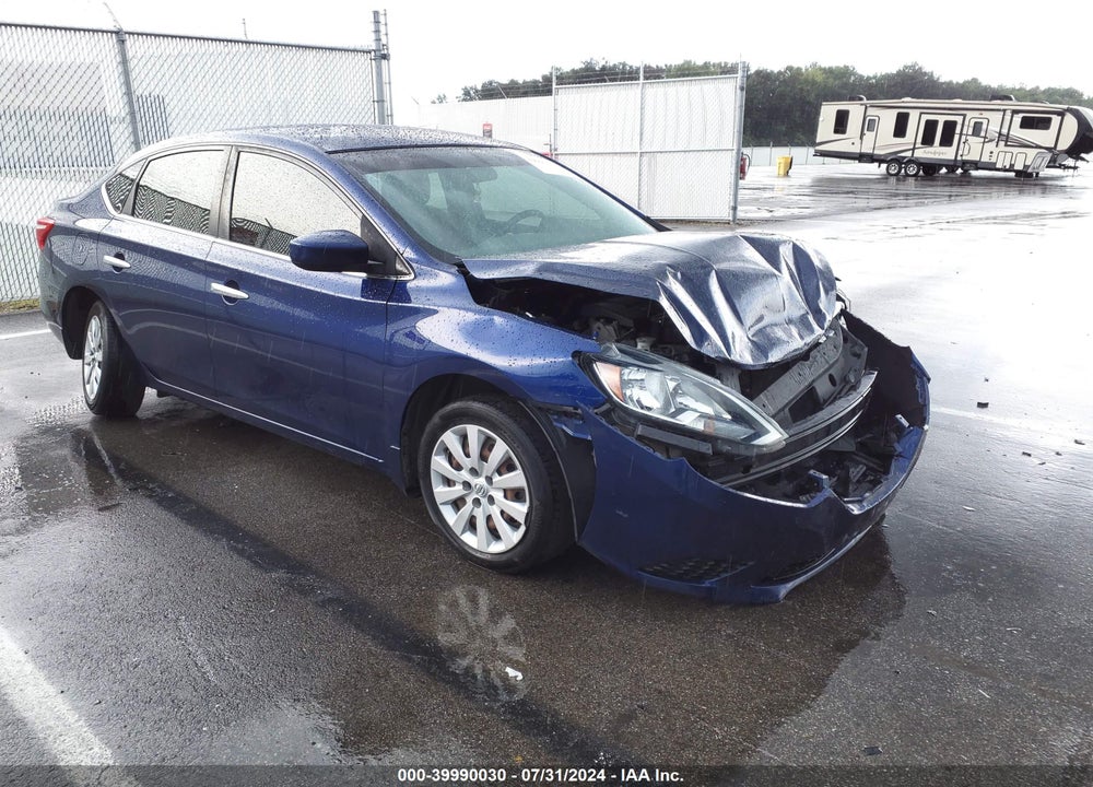 2016 NISSAN SENTRA S VIN: 3N1AB7AP2GY316652