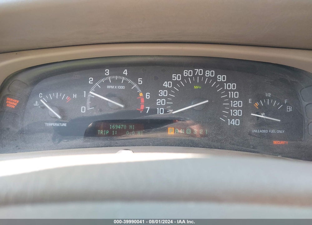 2000 BUICK PARK AVENUE VIN: 1G4CW52K8Y4175314