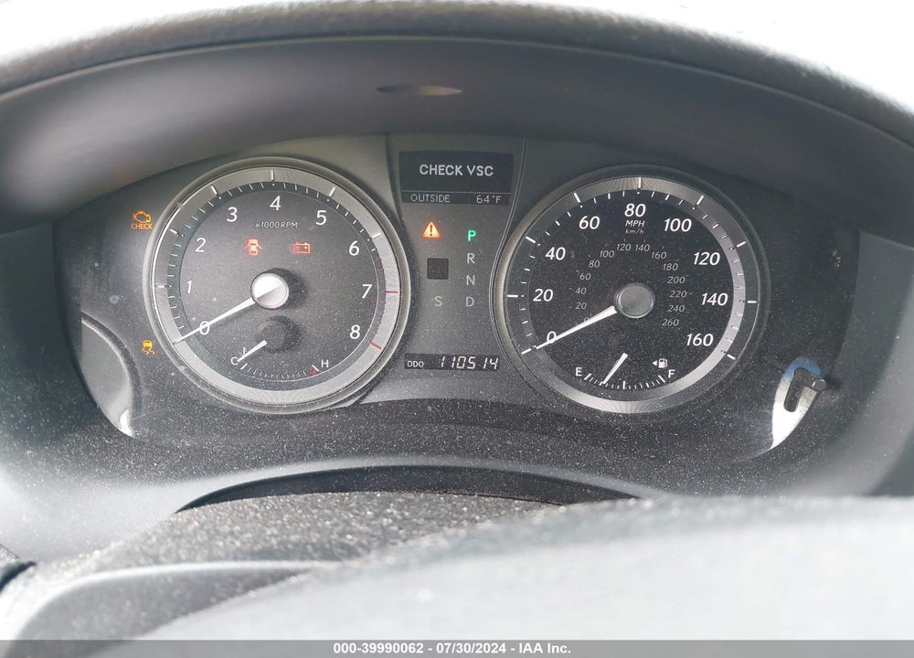 2007 LEXUS ES 350 VIN: JTHBJ46G472091854