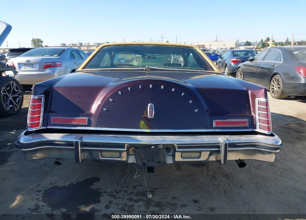 1978 LINC MARK V HARDTOP VIN: 8Y89S840418