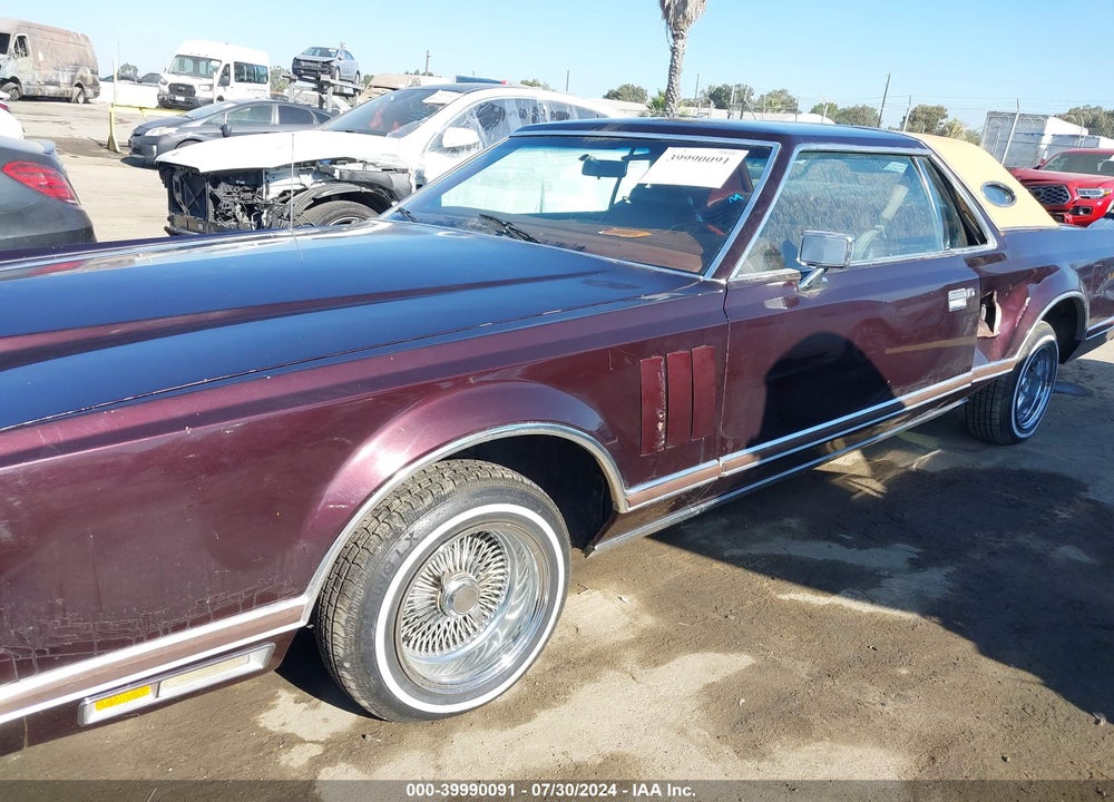 1978 LINC MARK V HARDTOP VIN: 8Y89S840418