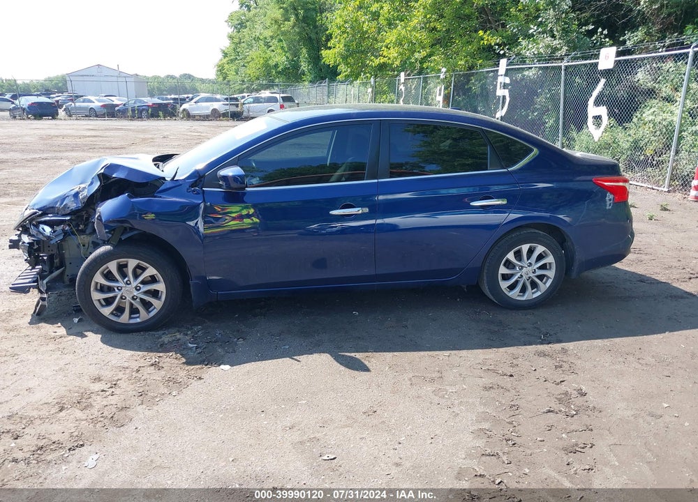 2018 NISSAN SENTRA SV VIN: 3N1AB7AP4JL627049