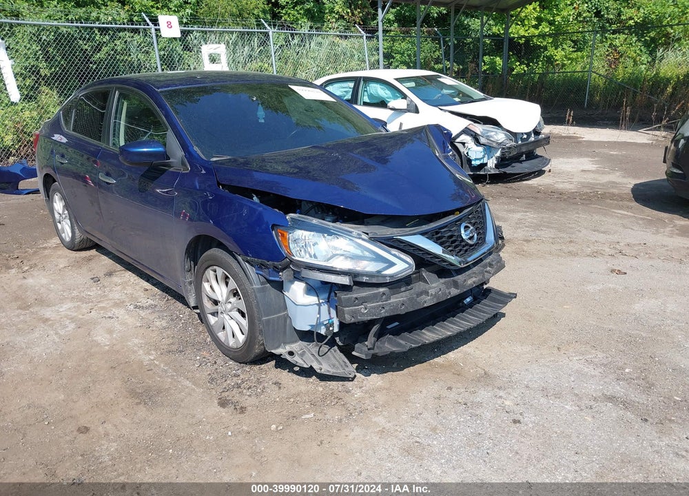 2018 NISSAN SENTRA SV VIN: 3N1AB7AP4JL627049