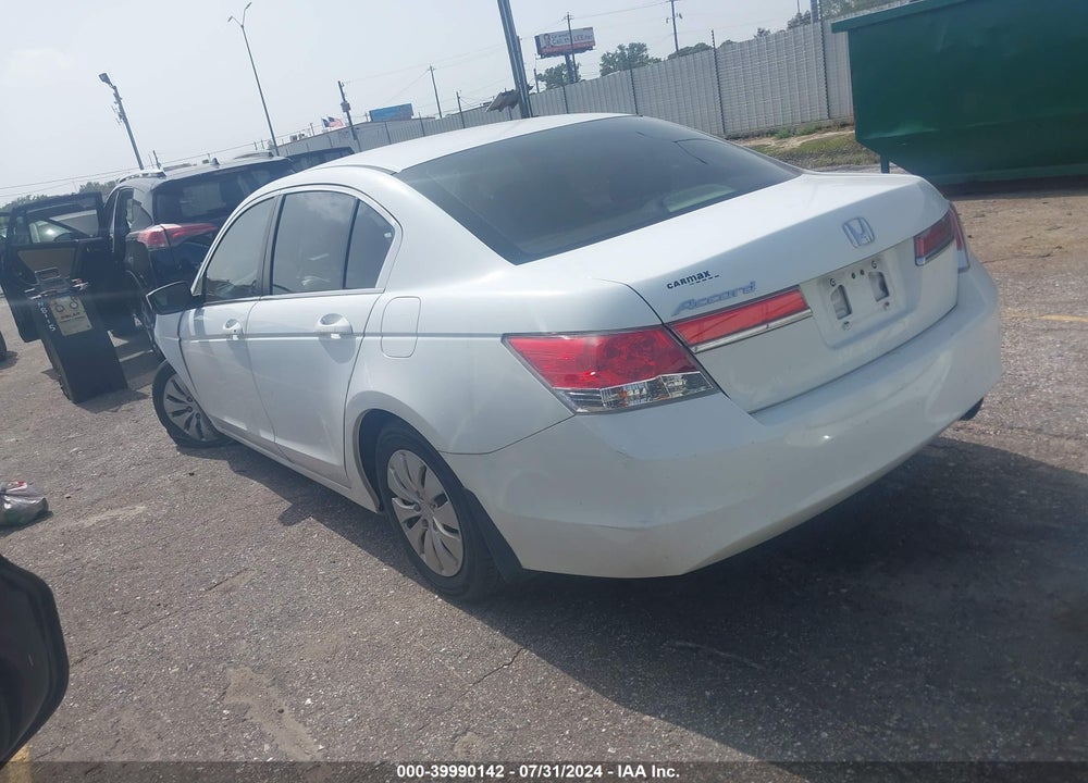 2012 HONDA ACCORD 2.4 LX VIN: 1HGCP2F30CA122380