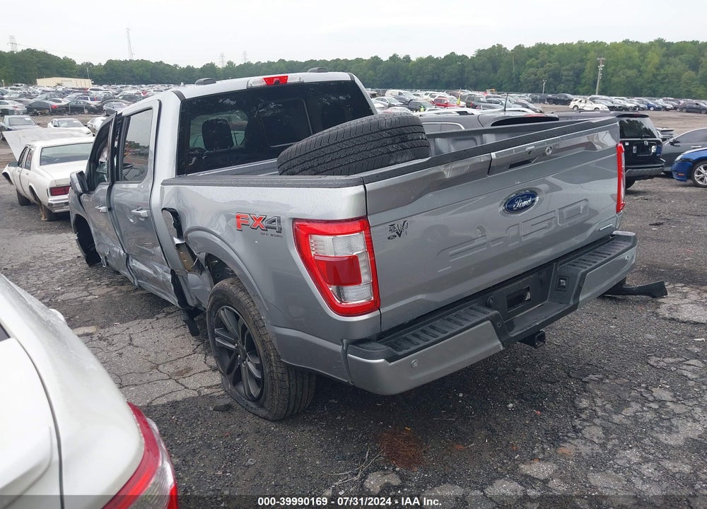 2022 FORD F-150 LARIAT VIN: 1FTFW1E85NFC07615