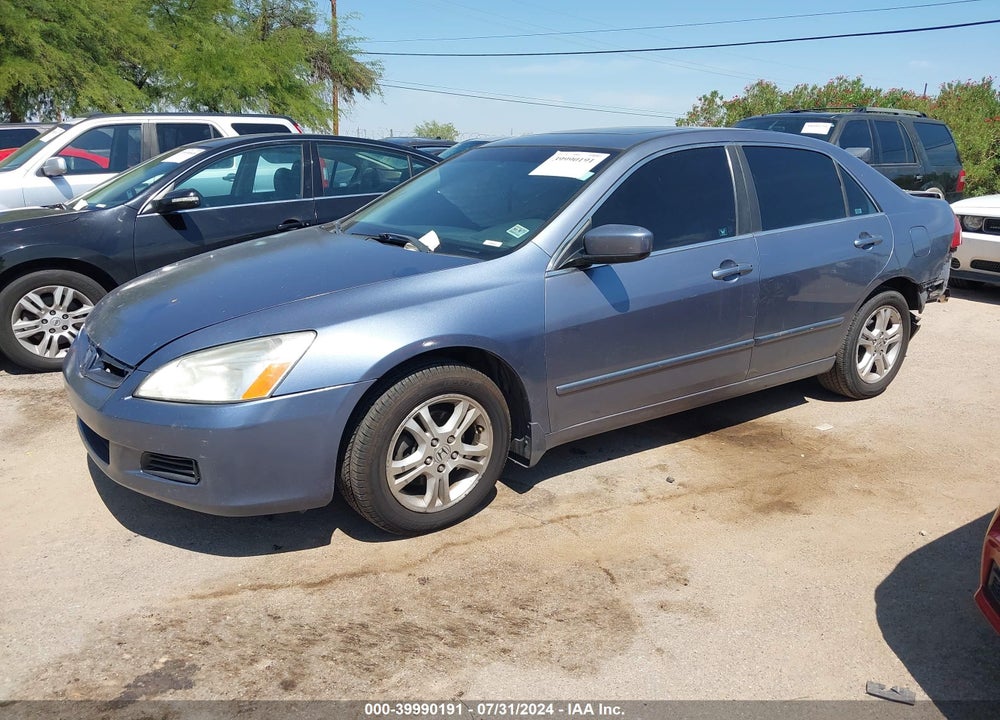 2007 HONDA ACCORD 2.4 EX VIN: 1HGCM56777A145142