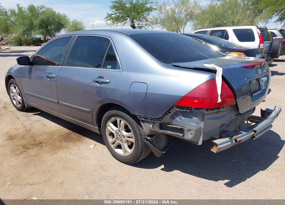 2007 HONDA ACCORD 2.4 EX VIN: 1HGCM56777A145142