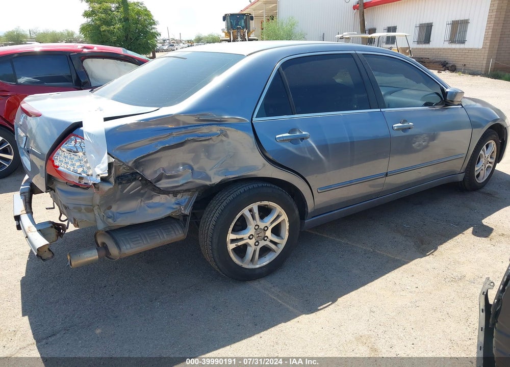 2007 HONDA ACCORD 2.4 EX VIN: 1HGCM56777A145142