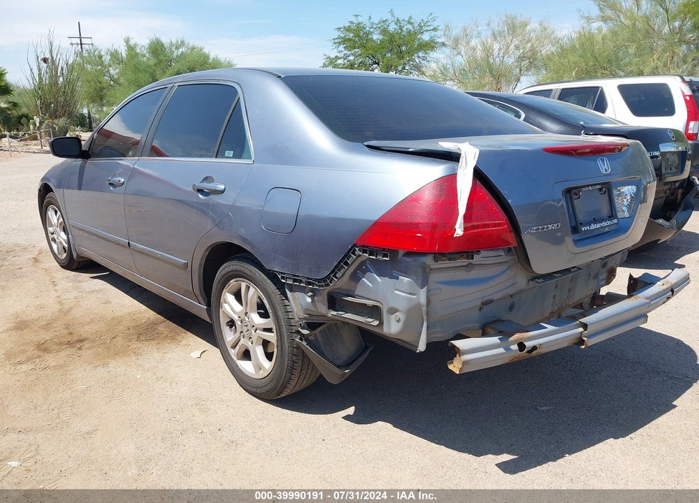 2007 HONDA ACCORD 2.4 EX VIN: 1HGCM56777A145142