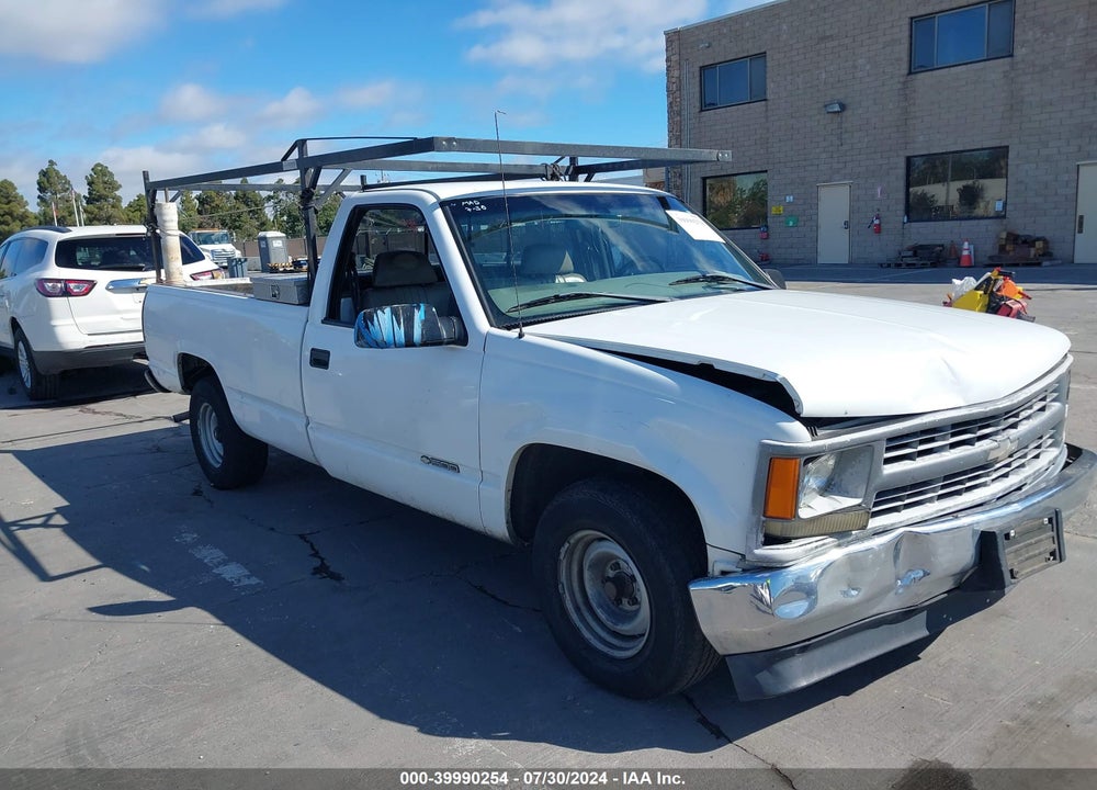 1998 CHEVROLET C1500 FLEETSIDE W/T VIN: 1GCEC14W5WZ196054