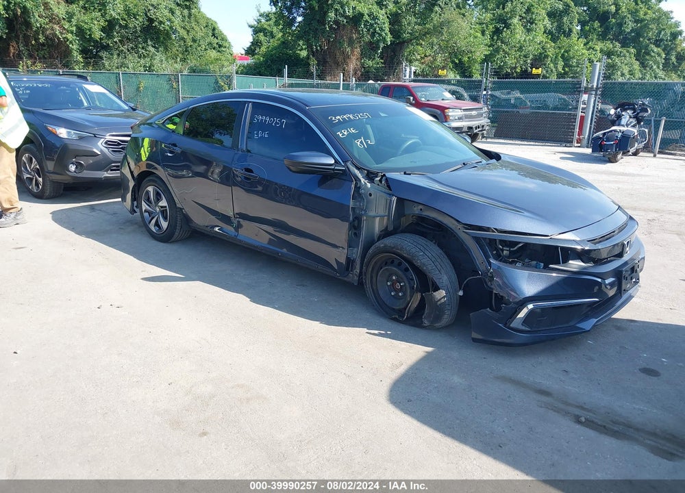 2021 HONDA CIVIC LX VIN: 2HGFC2F62MH552952