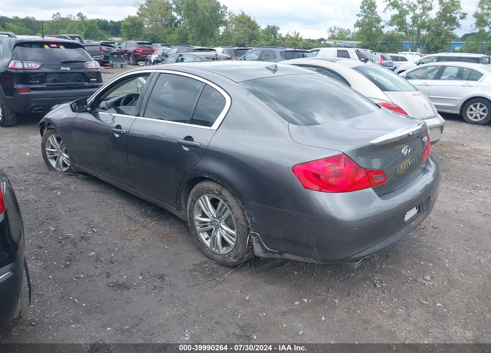 2013 INFINITI G37X VIN: JN1CV6AR7DM750740