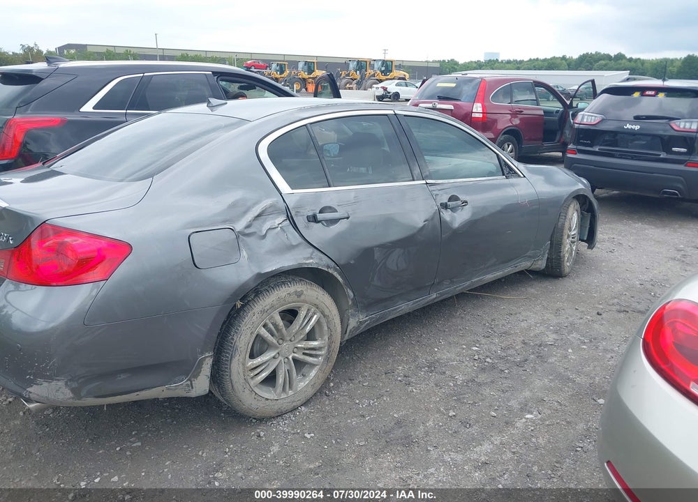 2013 INFINITI G37X VIN: JN1CV6AR7DM750740