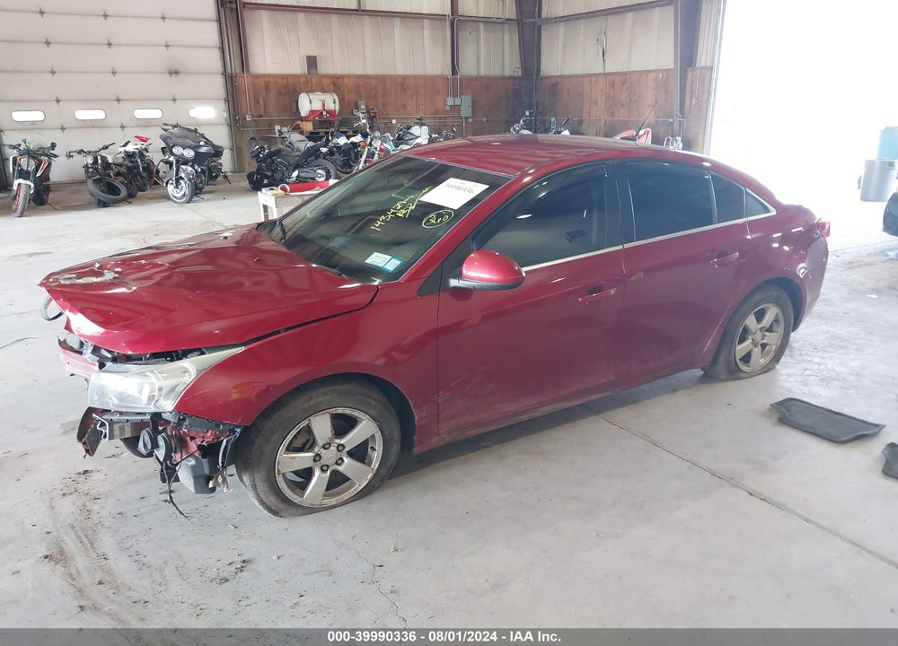 2012 CHEVROLET CRUZE 1LT VIN: 1G1PF5SC0C7210216